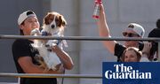 Shohei Ohtani and very good boy Decoy steal show at Dodgers’ World Series parade