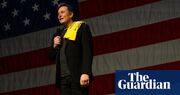 US warns Musk’s Super Pac $1m-a-day giveaways may be illegal, reports say