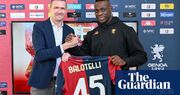 Mario Balotelli returns to Serie A after four years to sign for struggling Genoa