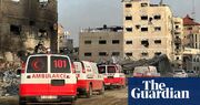 Medics trapped by Israeli gunfire at two Gaza hospitals, says Red Crescent