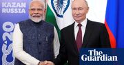 Putin returns to world stage hosting 36 leaders at Brics summit in Russia