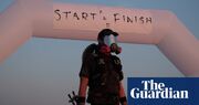 ‘I’ll run until there’s no sea left’: the gas mask-wearing ultramarathoner circling the Salton Sea