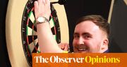 The Observer view on Luke Littler: kebabs, banter and straight as an arrow, no wonder Britain loves him | Observer editorial