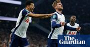 Timo Werner sparks Tottenham’s Carabao Cup win over Manchester City