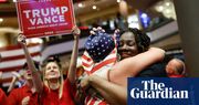 US election briefing: Trump on track to win popular vote as millions of Biden voters desert Harris