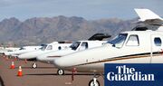 ‘Used like taxis’: Soaring private jet flights drive up climate-heating emissions