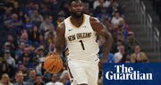 New Orleans Pelicans star Zion Williamson out indefinitely with hamstring injury