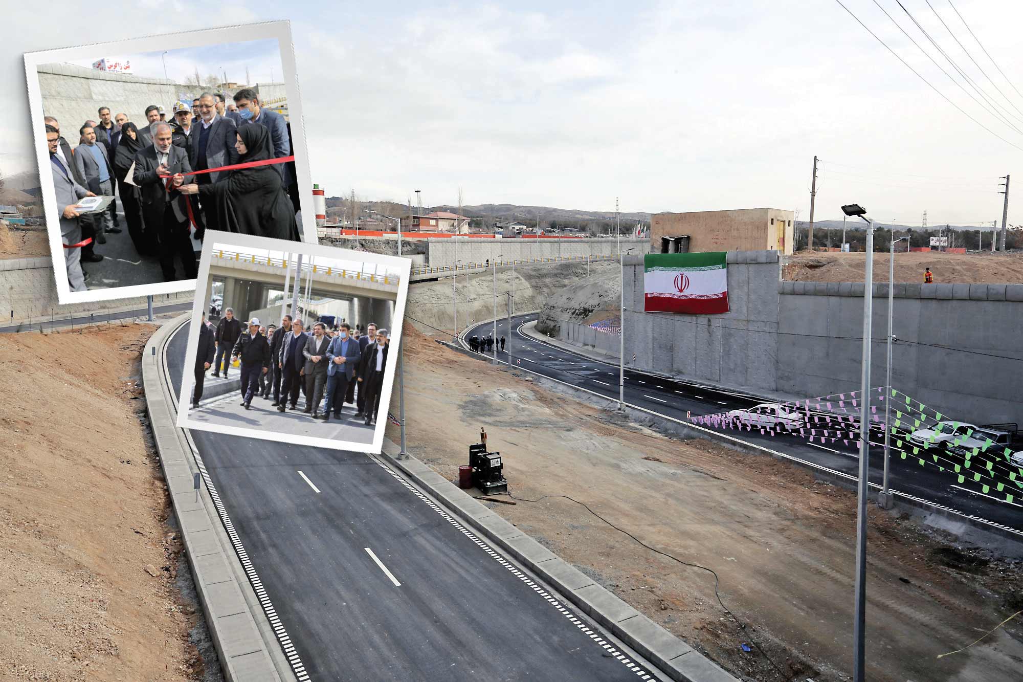 مسیر تهرانی‌ها ۴۳۰ کیلومتر کوتا‌ه‌تر شد