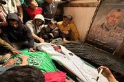 مراسم تشییع باشکوه پیکر فرمانده قسام | ببینید