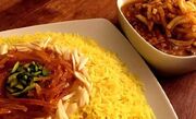 طرز تهیه شکرپلوی شیرازی با خورشت قیمه مجلسی