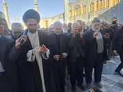 تصاویر/ تشییع پیکر مادر معلم شهید احمد معینی آرانی