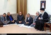 سوگواری هنرمندان در بدرقه رهبر شهید