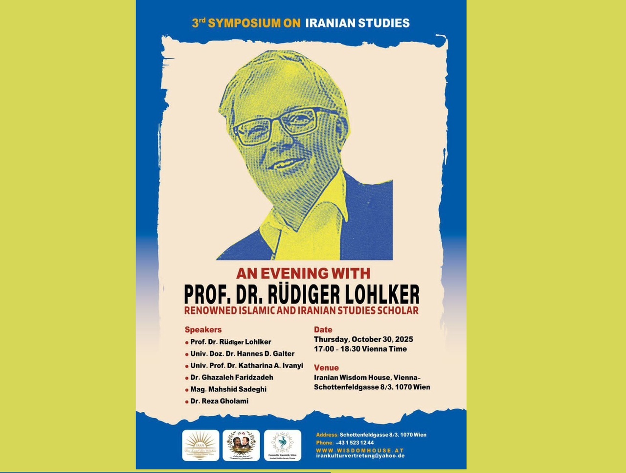 شبی با رودیگر لولکر؛ اسلامشناس و ایرانشناس اتریشی
