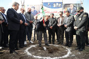 حضور حاجی‌بابایی در مراسم آئین کلنگ‌زنی اداره کل راه و شهرسازی استان همدان