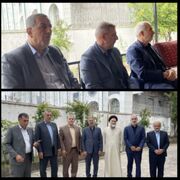 عیادت کامران پولادی از امام جمعه محترم شهرستان نوشهر