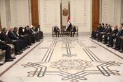 دیدار دکتر قالیباف و هیأت پارلمانی ایران با رئیس جمهور عراق