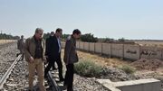 بازدید میدانی سلیمانی از ایستگاه راه‌آهن و زیرگذر شادیاخ نیشابور