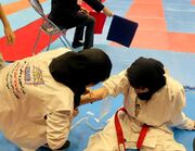 حضور مقتدرانه هیات پزشکی ورزشی لرستان در مسابقات کاراته کیوکوشین/ تأمین سلامت ۲۸۰ ورزشکار در سالن چاغروند