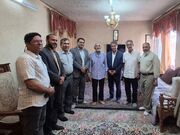 عیادت از رضا عرفانی پیشکسوت و داور اسبق کشتی