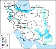 حوضه دریای خزر و حوضه مرزی شرق پرباران‌ترین حوضه‌های‌‌ درجه ۱ کشور در هفته جاری