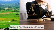 دعوی اثبات مالکیت در اراضی ملی چگونه است؟{+راه حل قطعی}