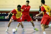 برگزاری تمرین تیم ملی فوتسال در ولودروم جاکارتا