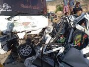 تصادف تیبا و اتوبوس مرگ 3 سرنشین تیبا را رقم زد