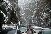 انسداد ۷ محور مواصلاتی در پی بارش برف و باران در ۲۶ استان