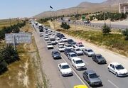 ترافیک سنگین در محورهای منتهی به تهران/ بارش باران در جاده‌های شمال‌غرب