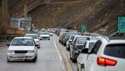 ترافیک سنگین در محور هراز و ورودی‌های تهران