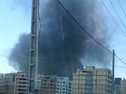 مهار حریق تریلی حامل سوخت در گمرک زاهدان ؛ حادثه خسارت زیرساختی نداشت