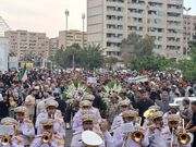 پیکر مطهر شهدای نیروی پدافند هوایی ارتش تشییع شد