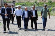 بازدید میدانی مدیرعامل سازمان منطقه آزاد ماکو از پروژه‌های پیشران گردشگری و زیرساختی