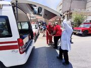 آتش‌سوزی در مرکز توانبخشی «امید» مسجدسلیمان؛ عملیات امداد و نجات هلال‌احمر در جریان است