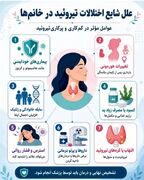 آیا اختلالات تیروئید واقعاً در زنان تهرانی بیشتر شده است؟
آیا اختلالات تیروئید واقعاً در زنان تهرانی بیشتر شده است؟