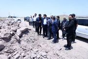 بازدید معاون استاندار قزوین از طرح انتقال آب طالقان به قزوین
