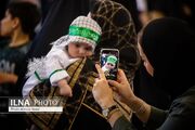 آئین سوگواری شیرخوارگان حسینی در قزوین برگزار شد
