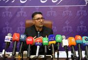 قهرمانی در نشست خبری هفته قوه قضاییه: از پیگیری جنایت جنگی میناب تا برخورد قاطع با قاچاقچیان سوخت
