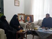 حضور مخبر در منزل شهید سپهبد غلامعلی رشید؛