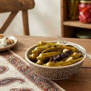 طرز تهیه شور بامیه خوشمزه و ترد خانگی به روش سنتی