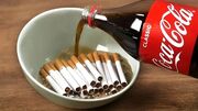 معجزه کوکاکولا و سیگار؛ قوی‌ترین آفت‌کش و لکه‌بر خانگی در ۵ دقیقه!