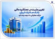 تغییر مثبت در عملکرد مالی بانک صادرات ایران/ درآمد عملیاتی 80 درصد رشد کرد