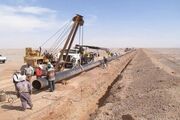 تعویض خط تغذیه گاز مسیر CGS کزاز به TBS قدمگاه در شهرستان شازند