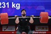 نماینده وزنه‌برداری ایران از کسب مدال بازماند