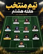 تیم منتخب هفته هشتم لیگ برتر؛ از آقای رکوردشکن تا ستاره‌های استقلال و پرسپولیس