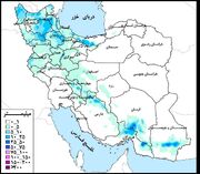 وقوع بارش در نوار شمالی، غرب و جنوب شرق کشور