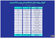 ثبت ارزش ۱۹ همتی بازار مالی و مشتقه بورس کالا