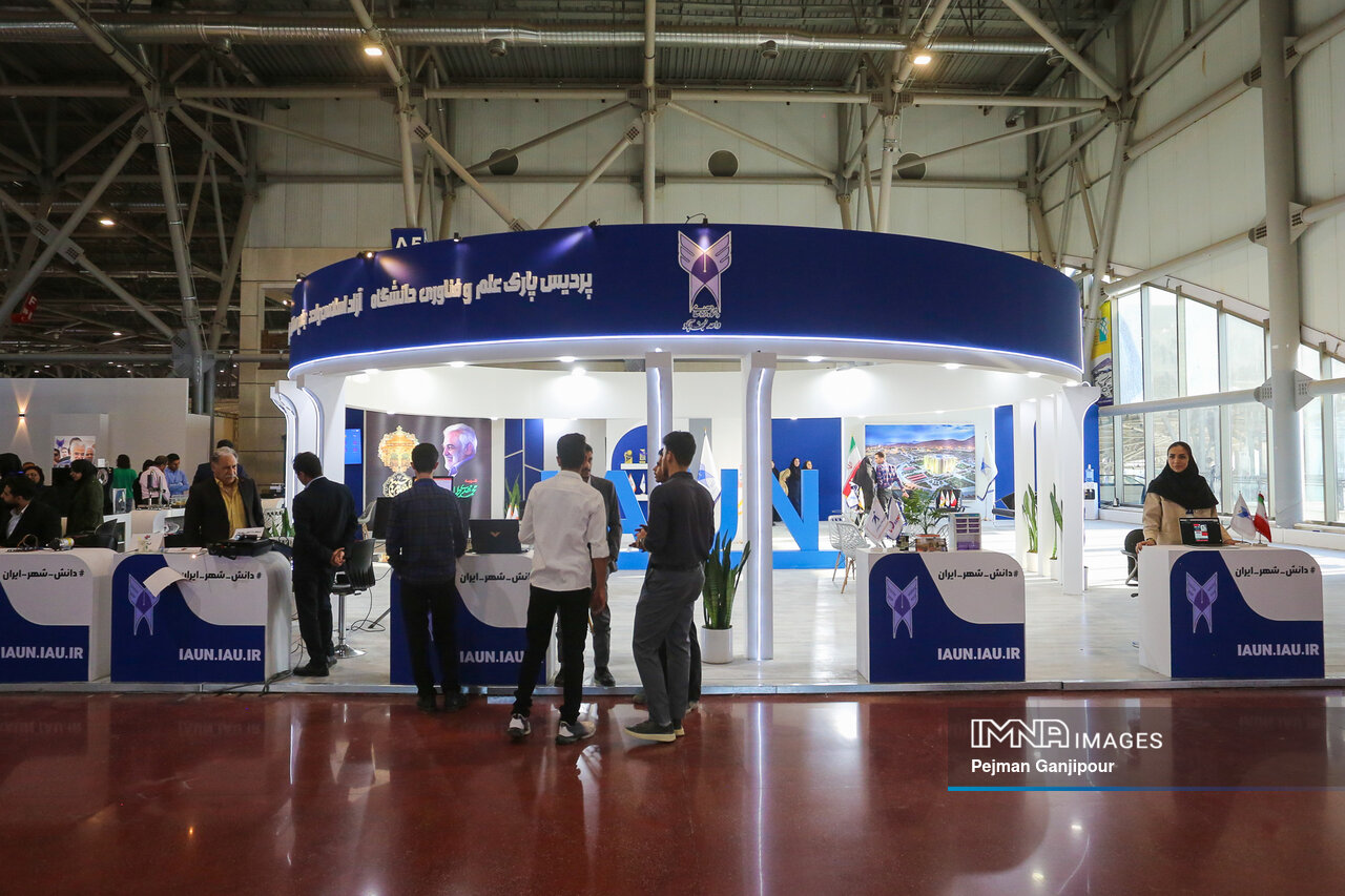 ۲۵ شرکت فناور دانش شهر ایران در نمایشگاه فن نما