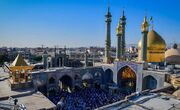 فیلم| قم در سوگ بانوی کرامت؛ حرم حضرت معصومه(س) میزبان عزاداران