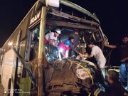 تصادف اتوبوس در جاده آرین‌شهر-بیرجند ۹ کشته برجای گذاشت